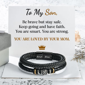 To My Son, You Are Loved Bracelet