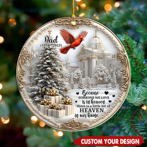 Memory In Heaven - Personalized Memorial Ornament