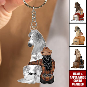 Personalized Gifts For Horse Lovers Keychain