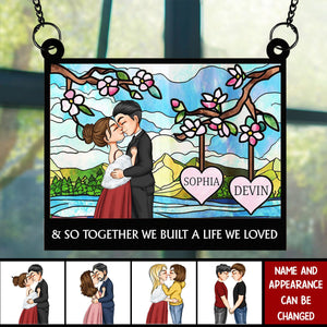 Together Since New Version - Personalized Window Hanging Suncatcher Ornament