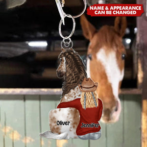 Personalized Gifts For Horse Lovers Keychain