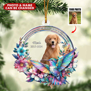 Custom Hummingbirds Appear When Angels Are Near Upload Your Photo To Personalize This Shaped Christmas Ornament