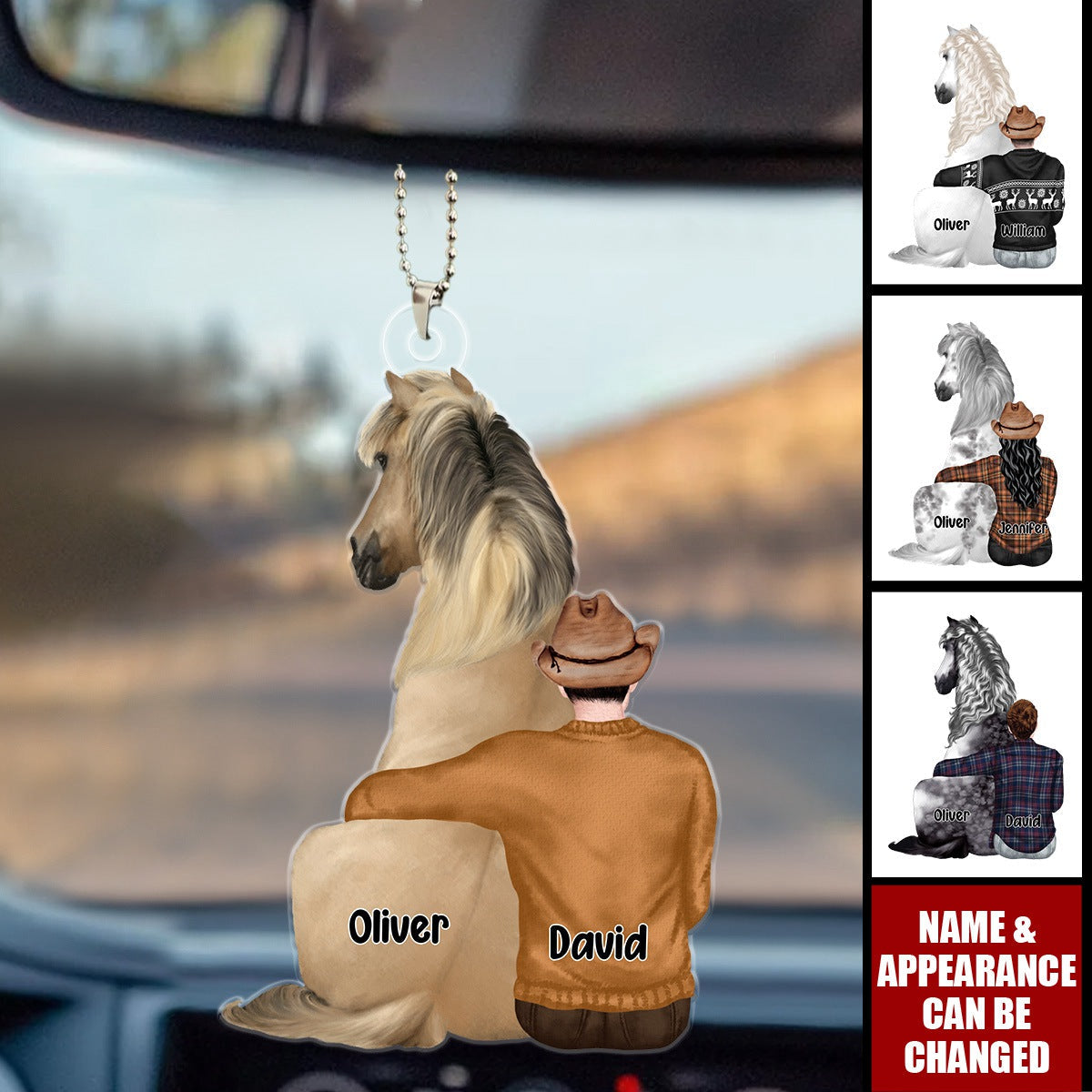 Personalized Gifts For Horse Lovers Ornament