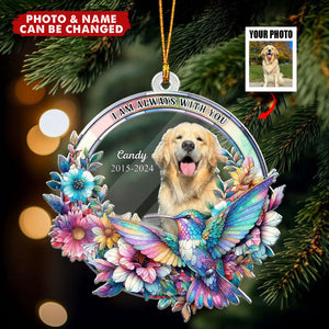 Custom Hummingbirds Appear When Angels Are Near Upload Your Photo To Personalize This Shaped Christmas Ornament