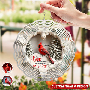 Cardinal Memorial Personalized Wind Spinner