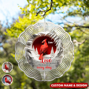 Cardinal Memorial Personalized Wind Spinner