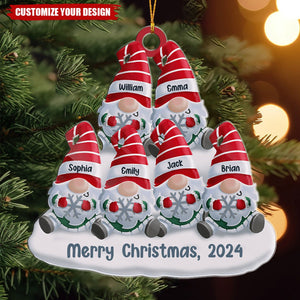 The Best Christmas Gift - Family Personalized Custom Ornament - Acrylic Custom Shaped - Christmas Gift For Family Members