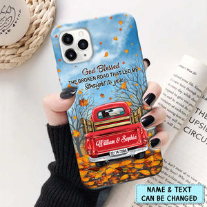 You And Me We Got This Fall Season Truck Personalized Phone Case