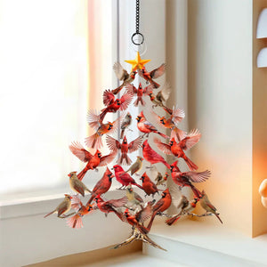 Cardinal Window Hanging Suncatcher Ornament - Perfect Gift For Cardinal Lovers