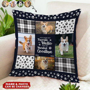 Custom Photo You Are Always My Favorite Hello - Memorial Personalized Pillow