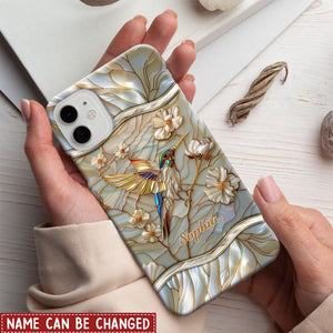 Hummingbird Cell Phone Case Personalized With Your Favorite Animal