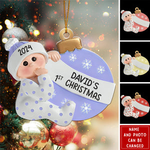 Baby First Christmas - Family Personalized Acrylic Ornament - First Christmas Gift For Baby