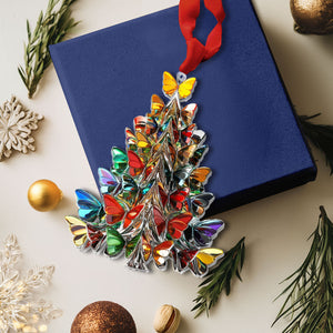 2024 New Release Acrylic Ornament - Butterfly Christmas Tree