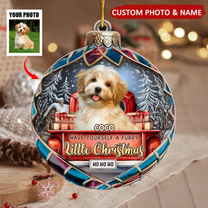 Celebrate Christmas With Furry Friends Personalized Ornament, Gift For Pet Owners, Pet Lovers