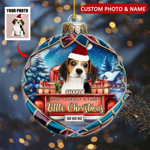 Celebrate Christmas With Furry Friends Personalized Ornament, Gift For Pet Owners, Pet Lovers