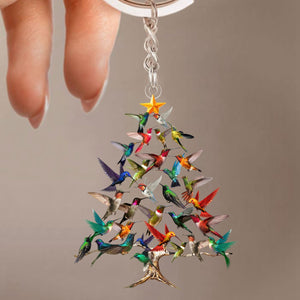 Hummingbird Acrylic Keychain - Perfect Gift For Hummingbird Lovers