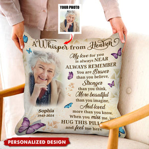 A Whisper From Heaven - Personalized Pillow