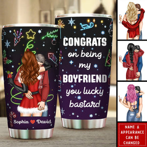 I Love You For Who You Are But That Sure Is A Bonus - Personalized Tumbler Cup