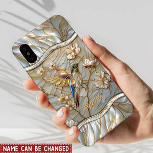 Hummingbird Cell Phone Case Personalized With Your Favorite Animal