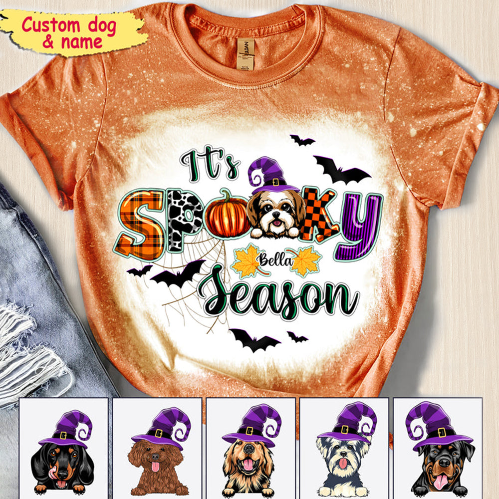 It's Spooky Season Halloween Dogs Personalized T-Shirt