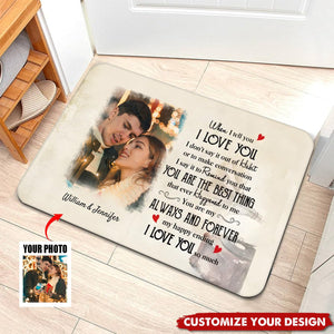 My Happy Ending - Personalized Doormat, Gift For Couple