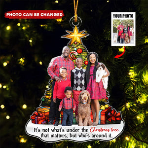 Custom Photo Gifts For Family Christmas Ornament