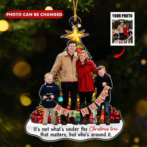 Custom Photo Gifts For Family Christmas Ornament