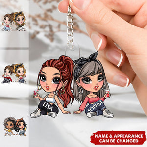 Fashion Bestie Style - Personalized Acrylic Keychain