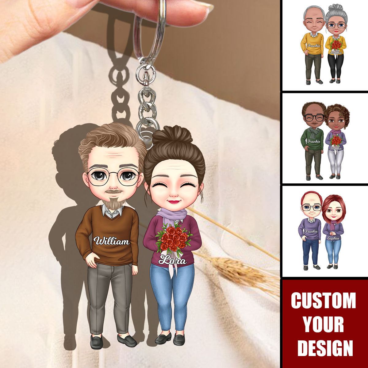 Annoying Each Other For A Lifetime - Couple Personalized Keychain