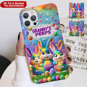 Grandma's Bunnies - Personalized Grandma Full Print Phone Case