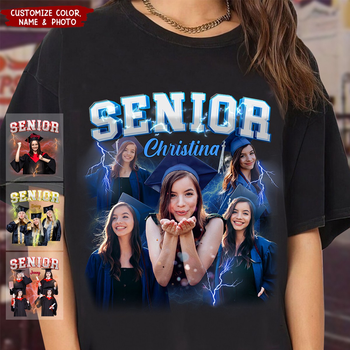 Senior 2024 Graduation Personalized Unisex T-Shirt