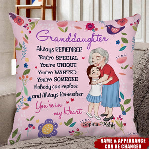 Personalized Gift For Granddaughter Grandson You Are Pillow