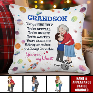 Personalized Gift For Granddaughter Grandson You Are Pillow