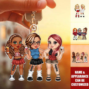 Best Friends Forever Season Y2K Style - Personalized Acrylic Keychain