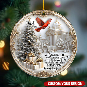 Memory In Heaven - Personalized Memorial Ornament