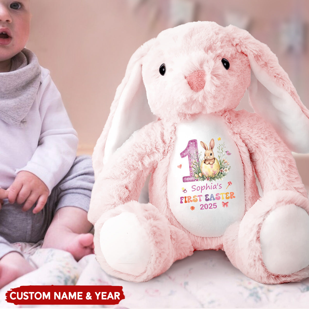 Baby's First Easter - Personalized Teddy, Baby Easter Keepsakes