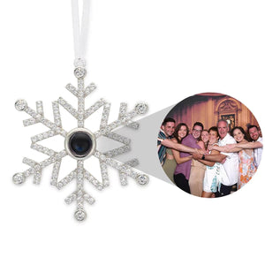 Personalized Snowflake Photo Ornament Christmas Gifts