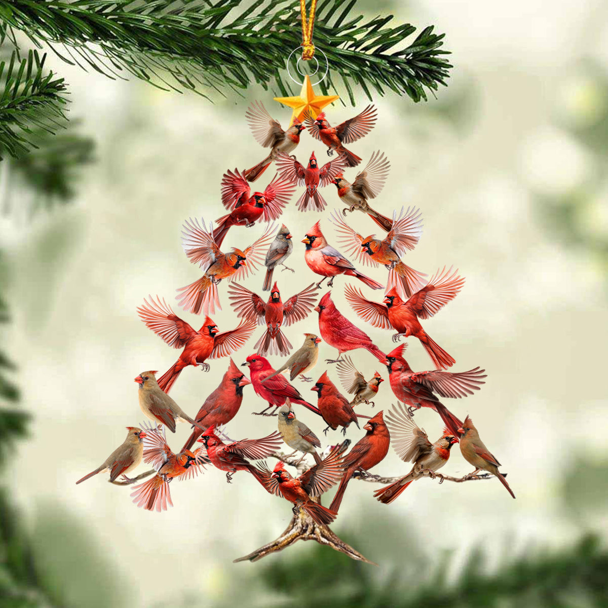 Cardinal Christmas Ornament - Perfect Gift For Cardinal Lovers