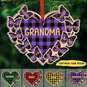 Family - Christmas Mom Grandma - Personalized Ornament