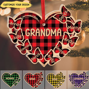 Family - Christmas Mom Grandma - Personalized Ornament