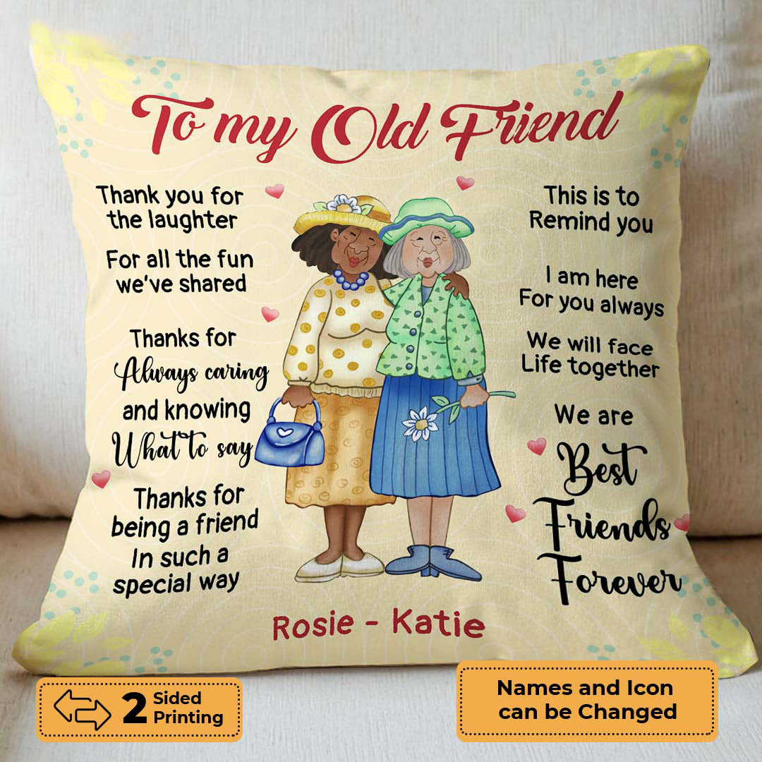 Customize cushion - Best friend cushion - Print your name and Picture -  Birthday Gift - Friendship day - Gift for friends