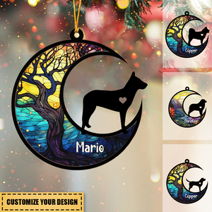 With Best Pet - Personalized Suncatcher Ornament